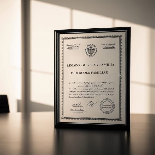 Legado Empresa y Familia, Protocolo para Empresas Familiares.
